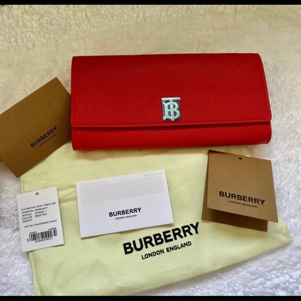 Authentic Burberry clutch wallet